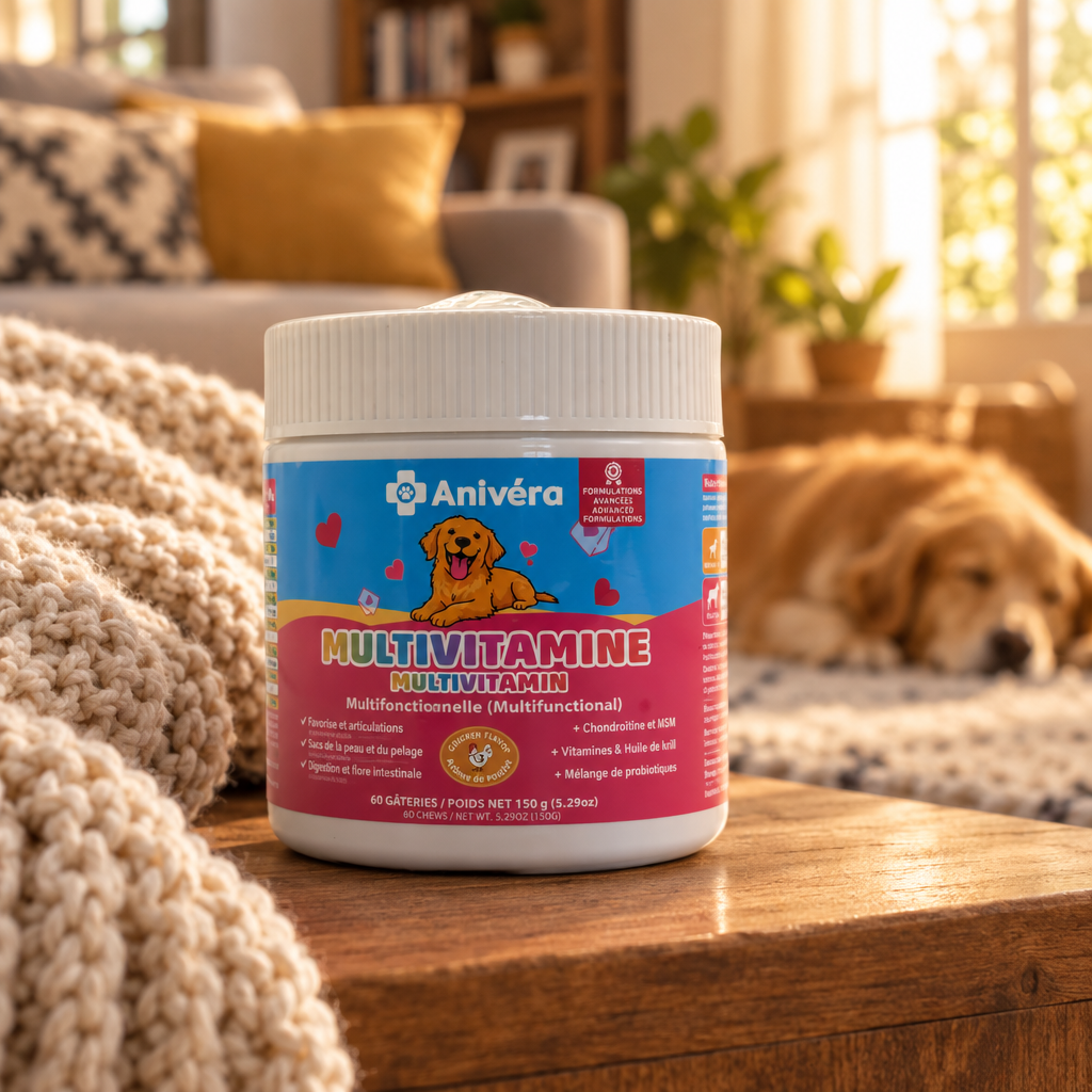 Gâterie multivitamine : pot, face avant