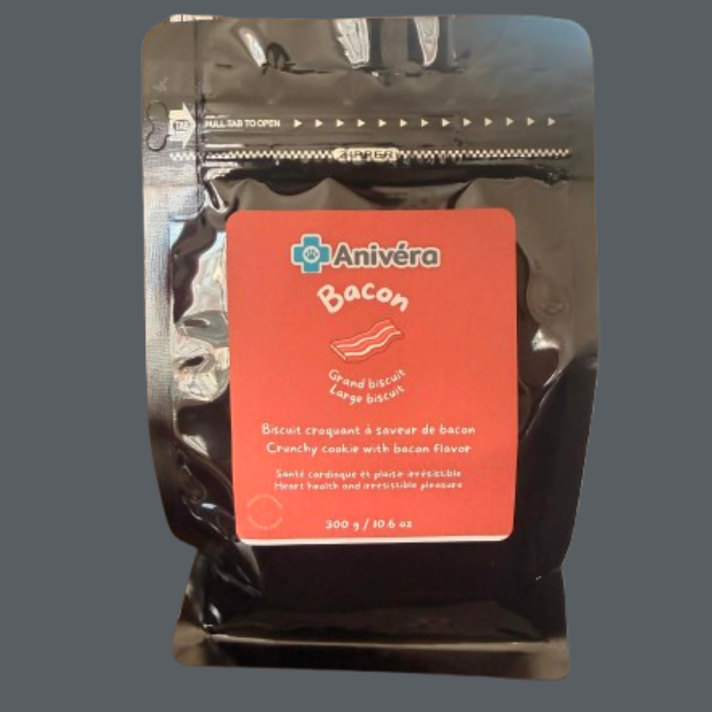 Biscuit croquant à saveur de bacon